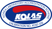 KOLAS KOREA LABORATORY ACCREDITATION SCHEME CALIBRATION NO. KC07-210